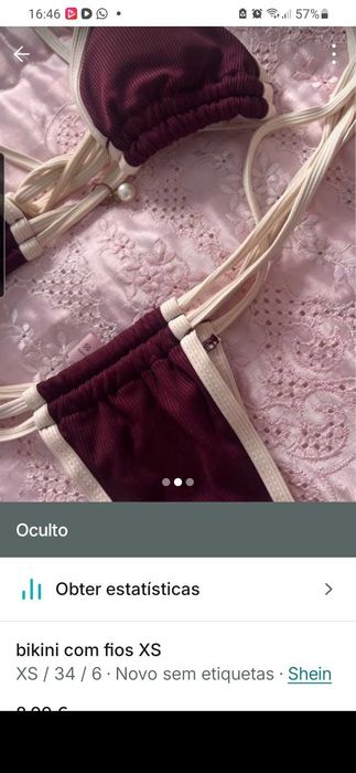 Biquini brasileiro tam xs