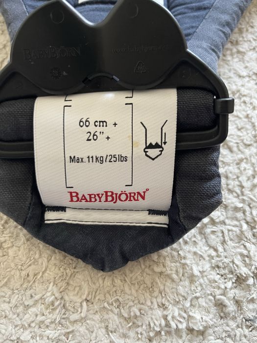 BabyBjorn, Original Cotton, nosidełko 3,5-11 kg