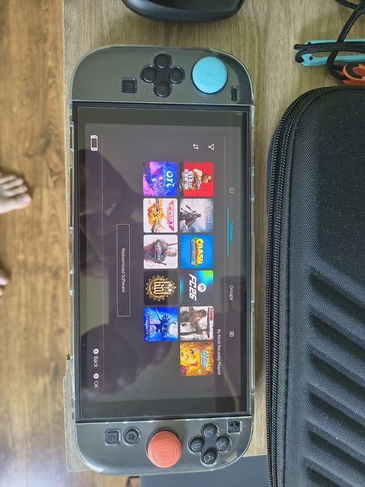 Nintendo Switch 2 zestaw stan b.dobry