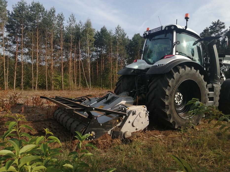 Mulczer wgłębny czyszczenie działek wycinka rekultywacja mulczowanie