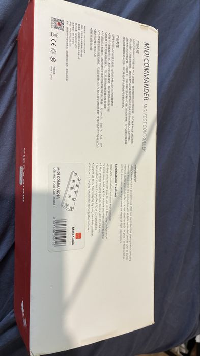 Pedal MIDI Controller 8 switchs