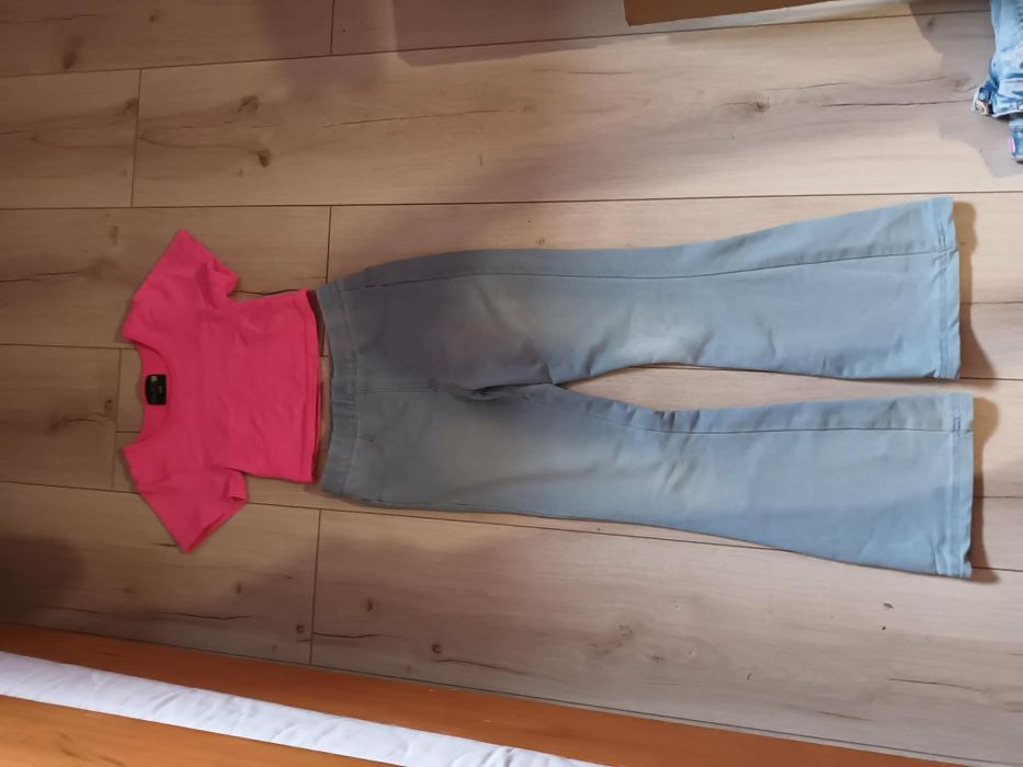 Paka ubrań dla dziewczynki r.128