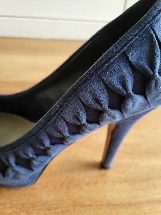 Sapatos de Plataforma Azuis - ZARA
