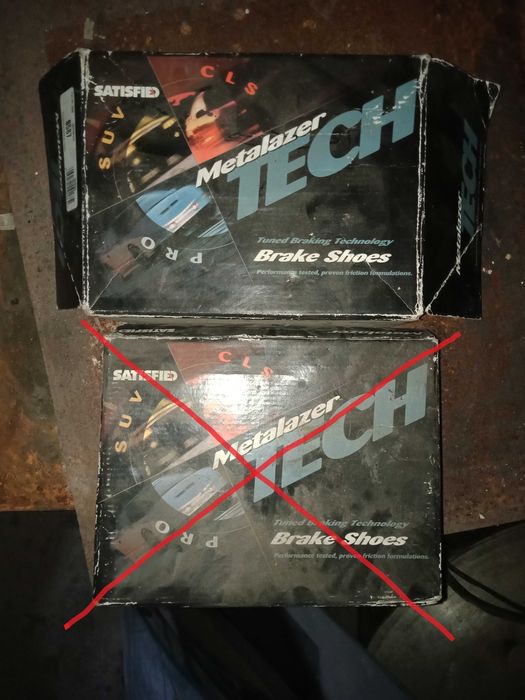 Гальмівні колодки задні TOYOTA 30 Camry RAV 4 I, 4 II, DAIHATSU обмін