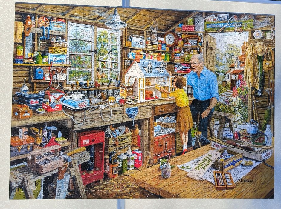 Пазли Gibsons Granddad's workshop 1000 елементів.
