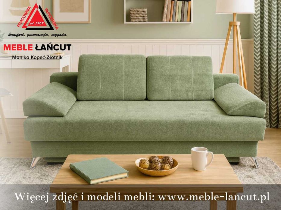 Kanapa Sofa Kamila. Gruby Bonell. Automat, Producent, 140x200,