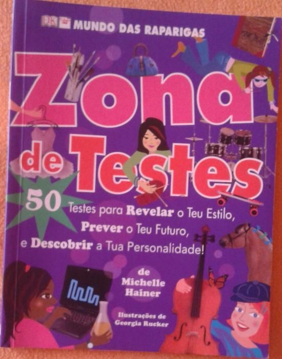 Livro "Zona de Testes" - Mundo das Raparigas