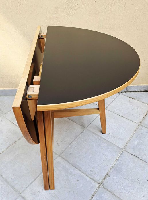 MESA HABITAT vintage tampo laminado rebatível