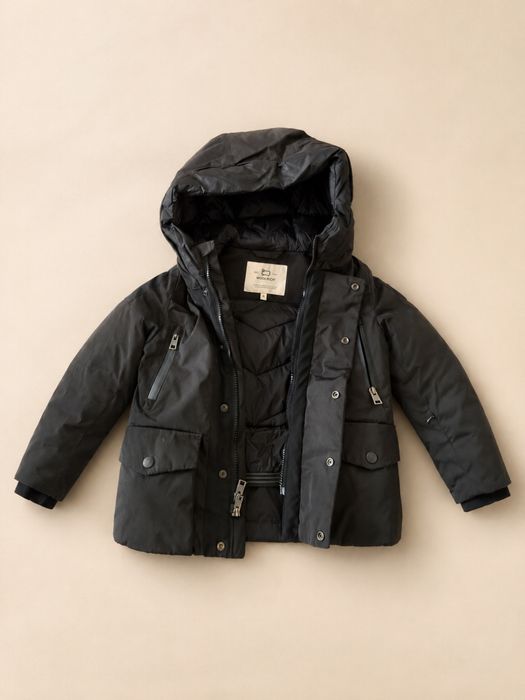 Дитяча зимова куртка Woolrich, 4 роки, чорна