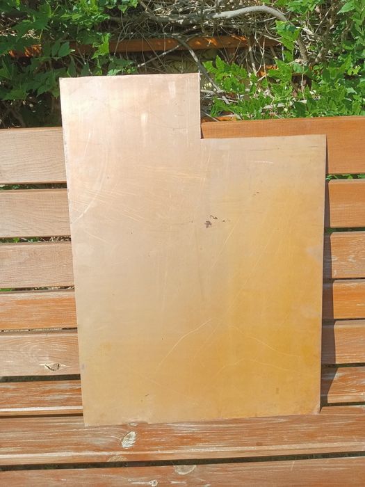 Blacha miedziana 2 m x 0,6 m x 1,2 mm