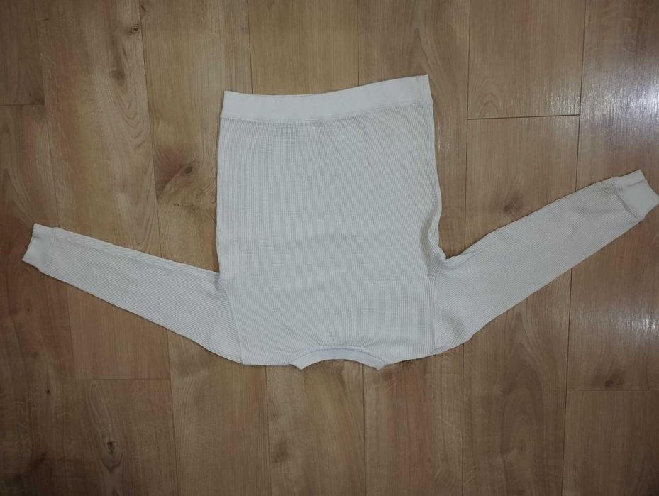 Zestaw dziecięcy H&M spodnie jeans slim + bluza, rozmiar 140