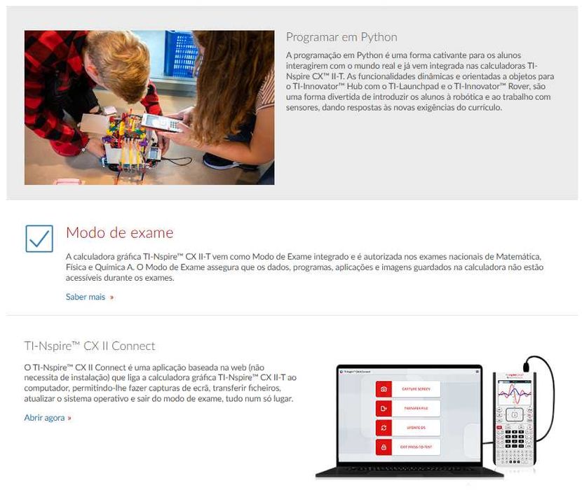 Calculadora Gráfica Nspire Caixa Cii-T Texas