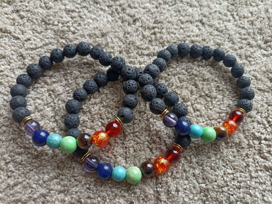 Pulseiras dos 7 chakras da Nature & Decouvertes