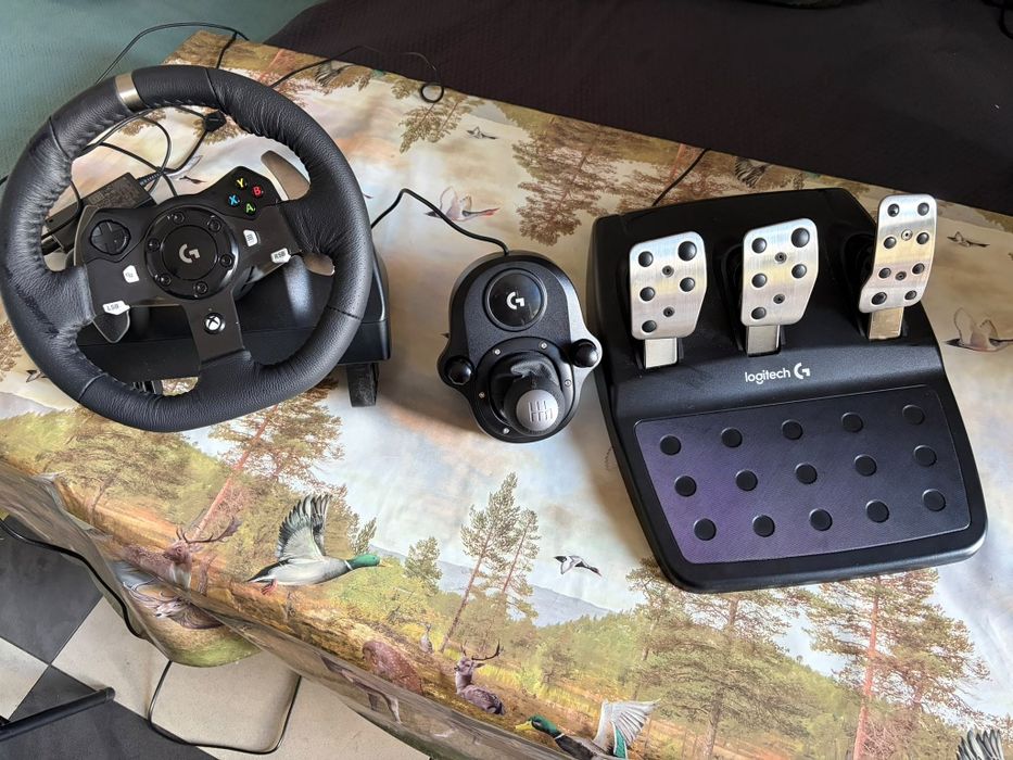 Kierownica Logitech G920 Xbox / PC + Skrzynia biegów Shifter | Komplet