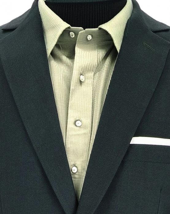 Garnitur marynarka spodnie Kubenz butelkowa zieleń