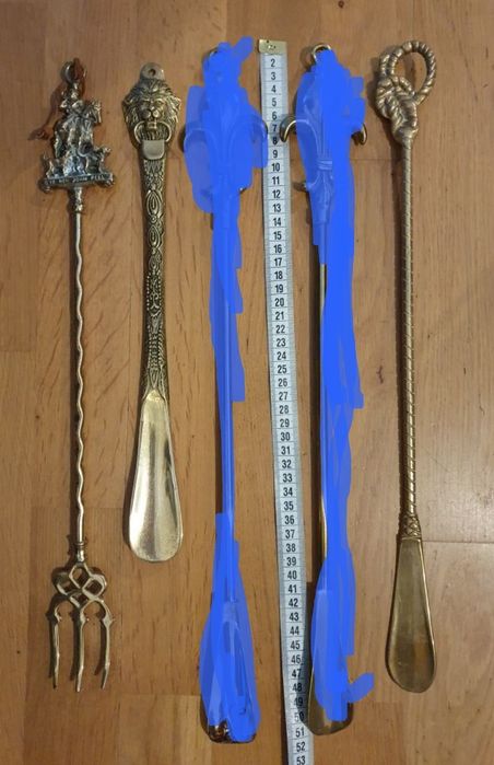 Вешалки для одежды,  лопатки для обуви  латунь  ,бронза