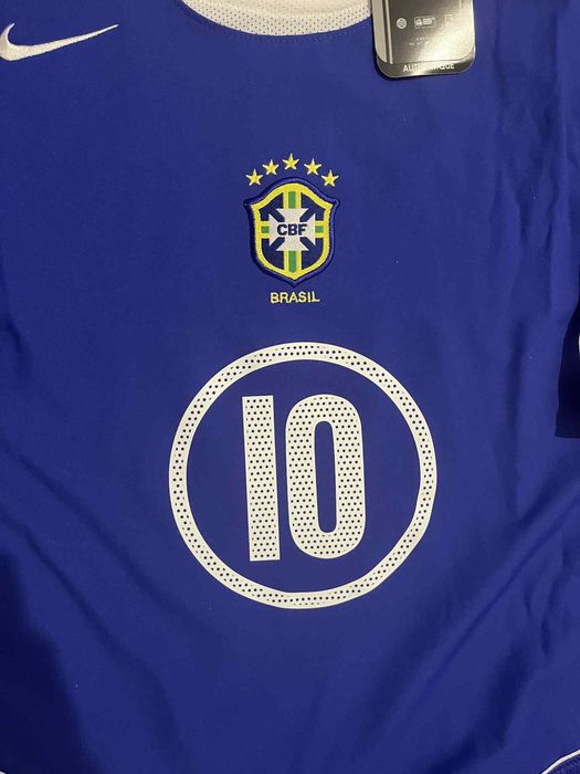 Orginalna Koszulka Ronadihno Z metakmi z roku 04/06 Brazylia