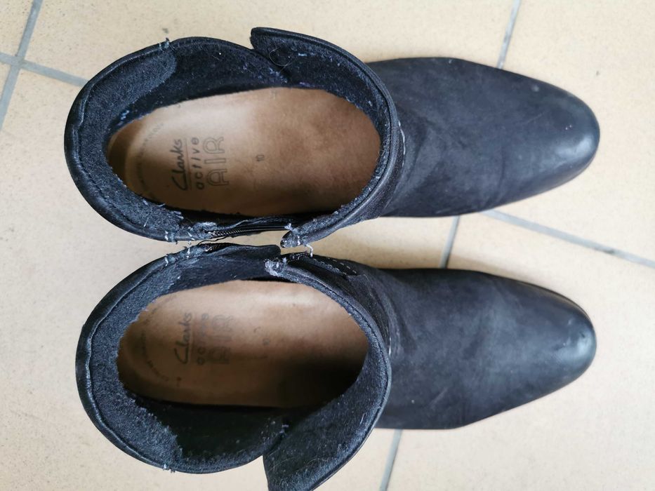 Skórzane sztyblety męskie rozm. 45