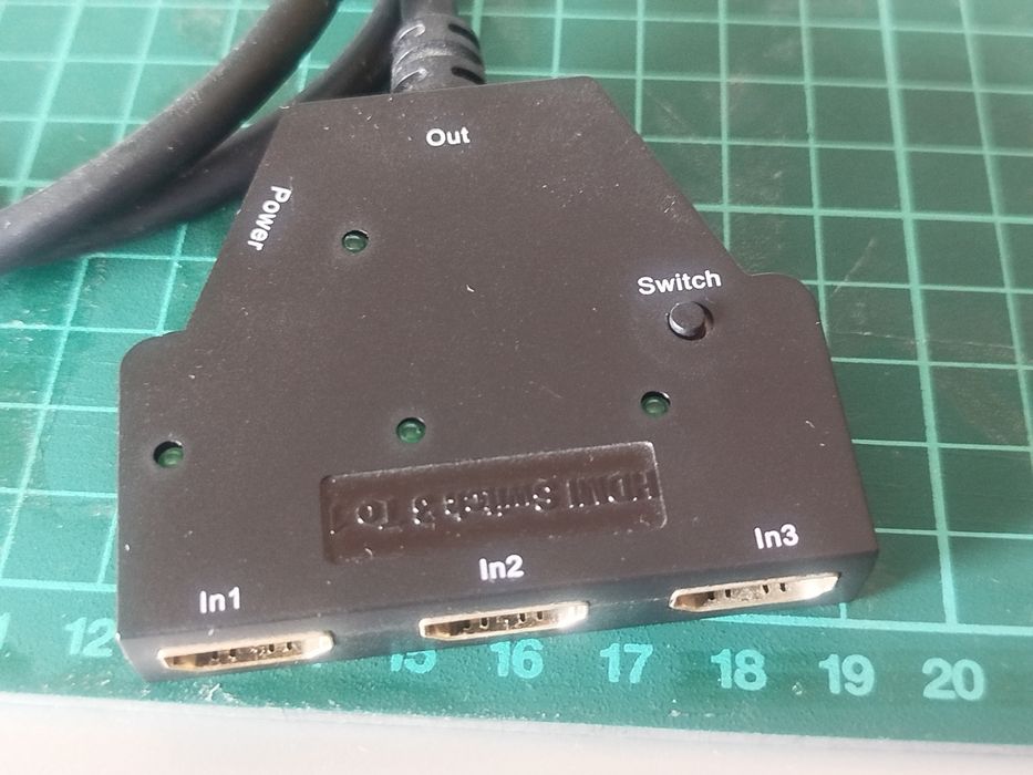 Splitter HDMI de 1 para 3 entradas