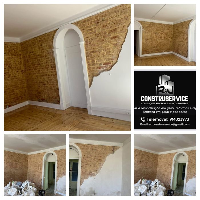 Pinturas ,capoto e remodelações