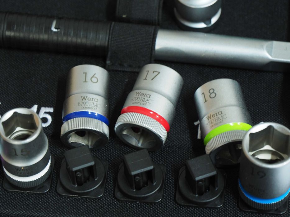 Zestaw kluczy nasadowych WERA 8100 SC 9 Zyklop 1/2'' grzechotka 28szt