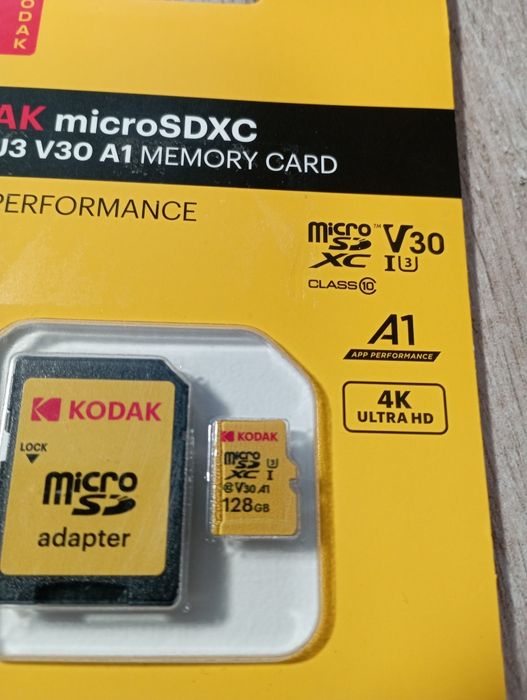 Карта памяти Kodak microSDXC объемом 128 ГБ