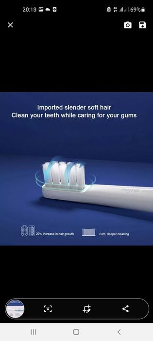 Электрическая зубная щетка Xiaomi t100