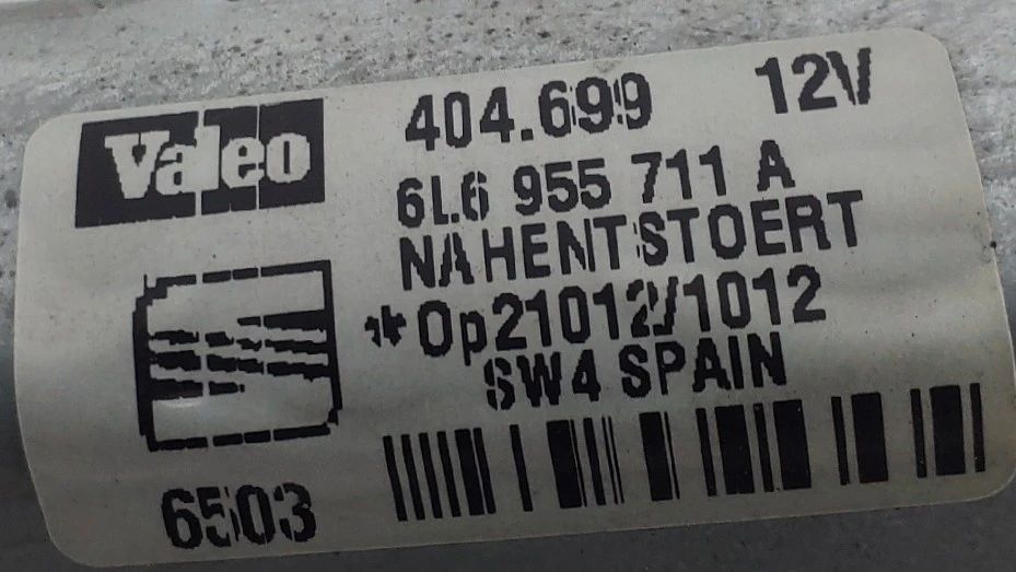 Motor limpa vidros trás SEAT Ibiza III (6L1)