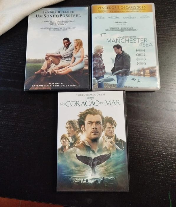 Pack de DVDs originais