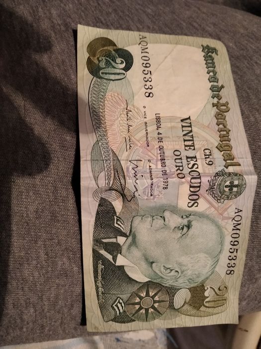 20 Escudos Banknote
