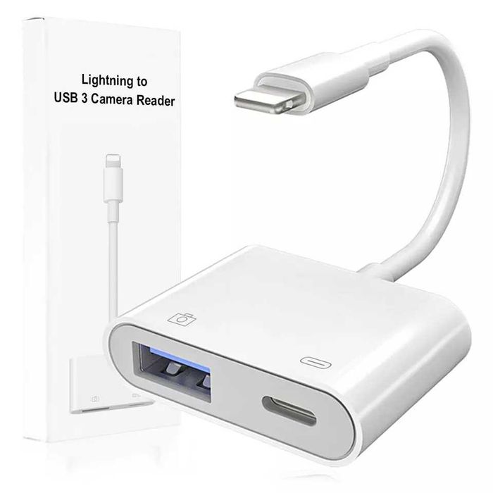 Швидкий OTG адаптер для камери/iPhone/iPad тощо iOS 8 Pin to USB 3.0