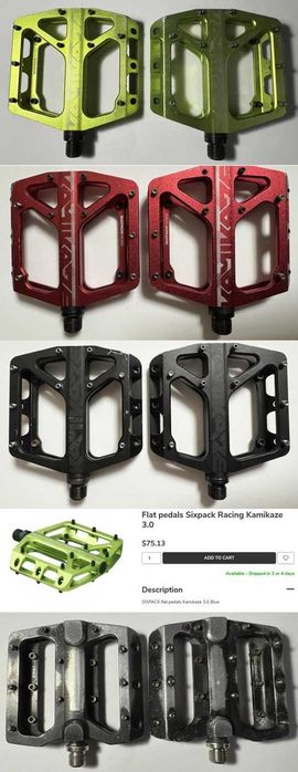 Велосипедні педалі Sixpack Millenium/Racing/Kamikaze/Menace/Skywalker