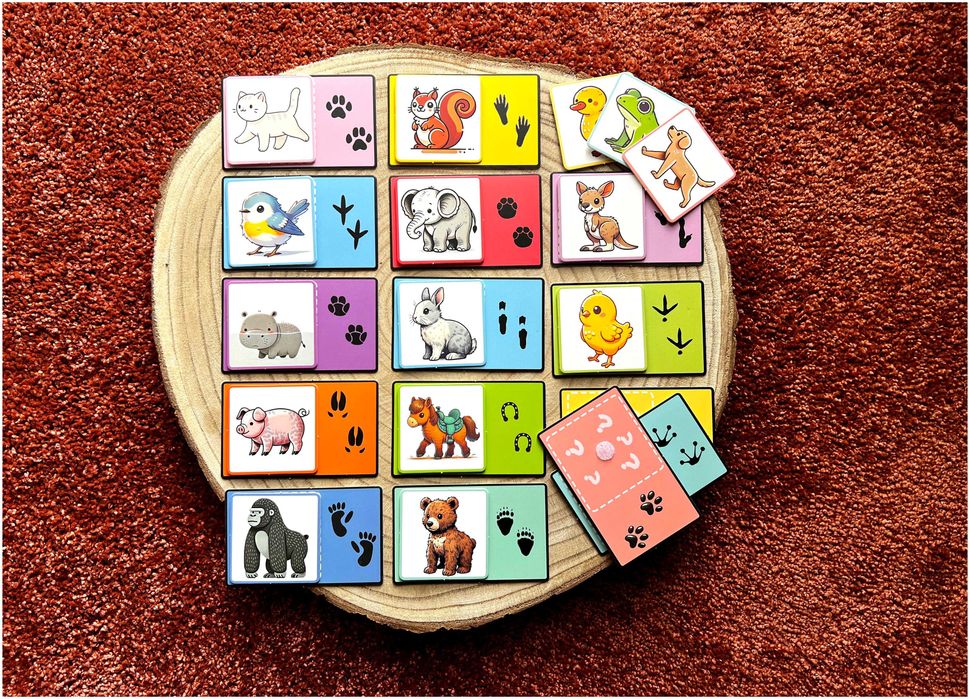 Pegadas dos Animais - Montessori