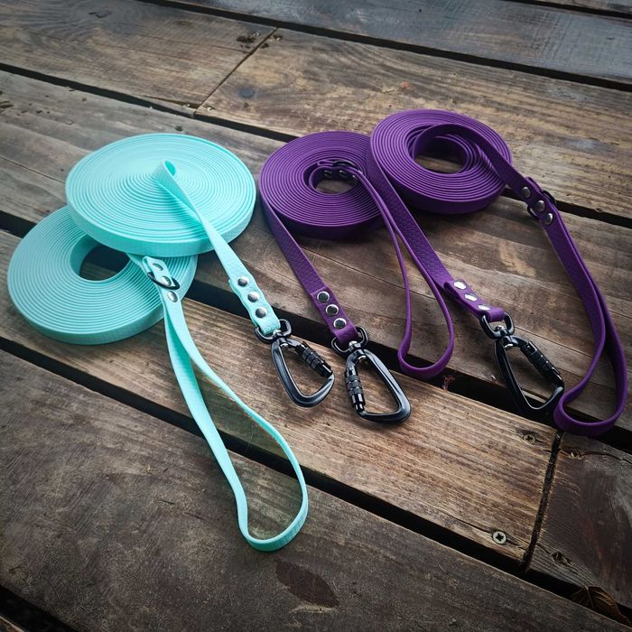 Linka treningowa dla psa 7m HEXA Plaster miodu Smycz Wodoodporna