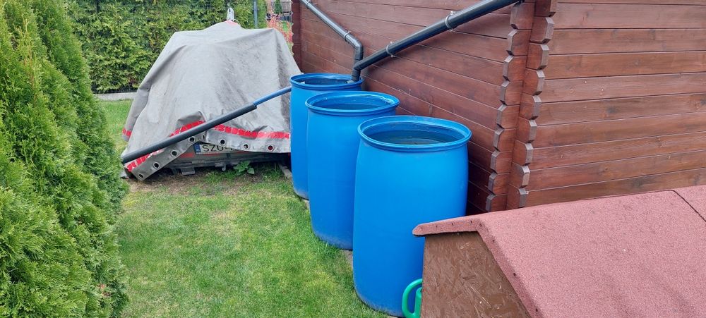 Beczki na wodę 3 x 200l