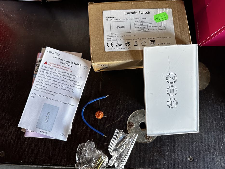 LoraTap Tuya Smart WiFi для електричних моторизованих жалюзі
