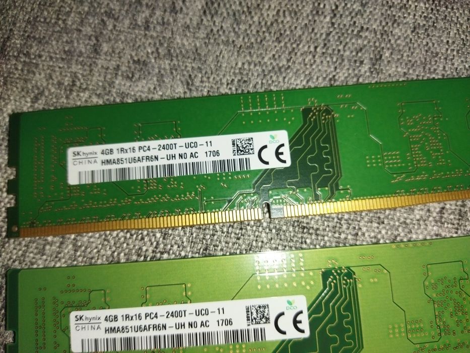 Hynix Módulo de memória de desktop PC4-19200 DDR4 2400MHz 2x4GB 8GB