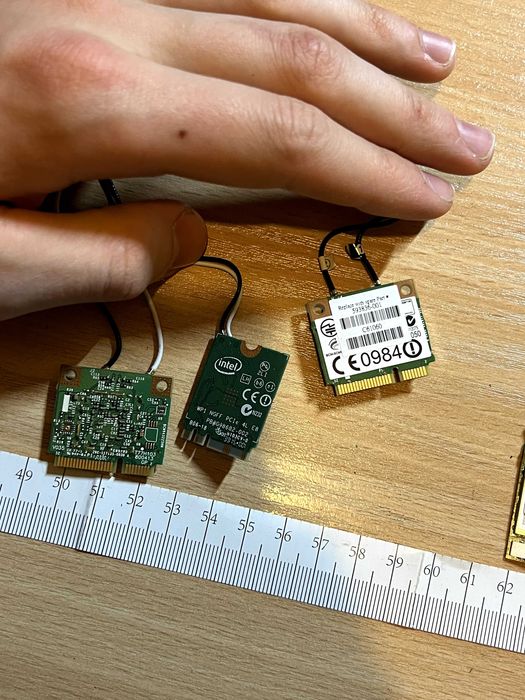 Zestaw / Paczka kart Wi-Fi + Bluetooth do laptopów (M.2 / mini PCIe / Toshiba) – Sprawne!