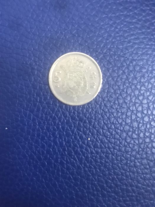 Moeda espanhola rei Juan Carlos