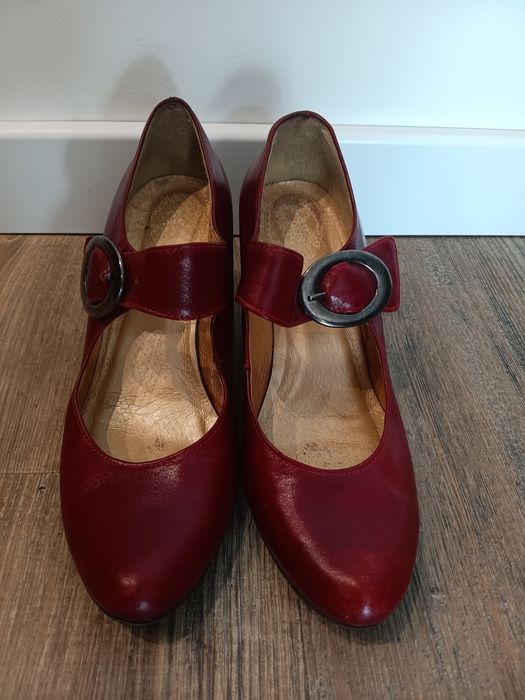 Bordowe czółenka rozm. 38