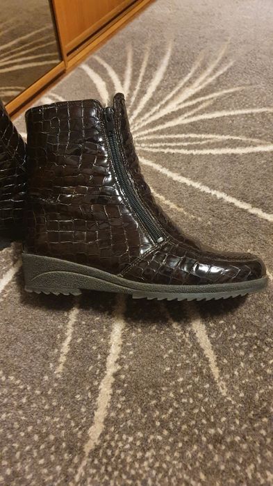 Botki damskie skórzane ARA rozm 39