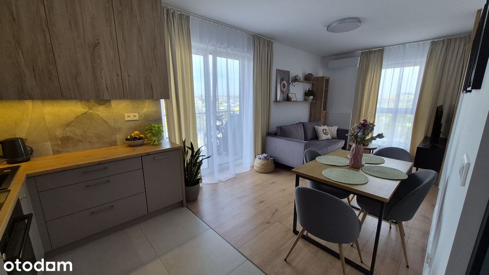 BEZ PROWIZJI | 2 pokoje, 35m² + balkon | Klimatyzacja, Suszarka