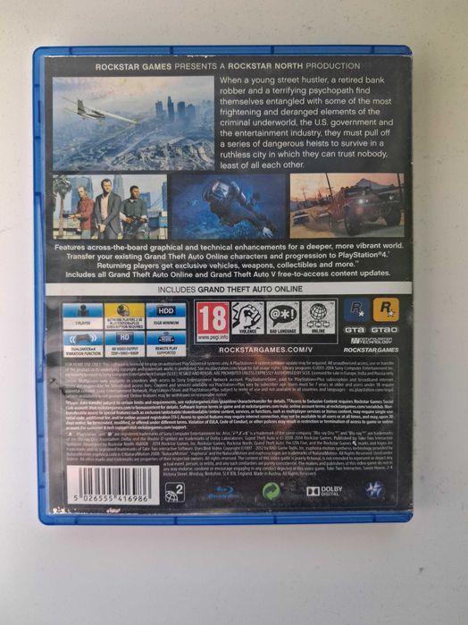 GTA 5 для Playstation 4