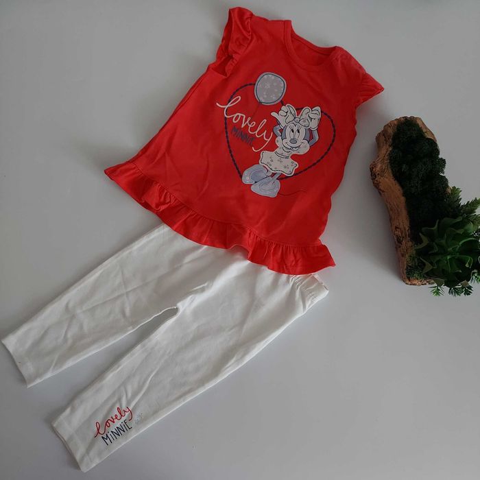 George komplet bluzka bez rękawów legi Myszka Mini