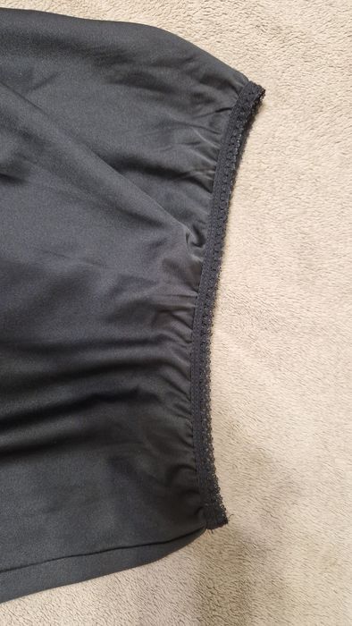 Шовкова спідниця довга  чорна M