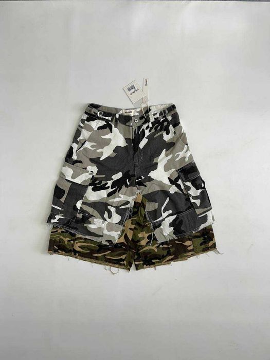 Шорти камуфляжні baggy archive opium cargo карго шорты серые камо сірі