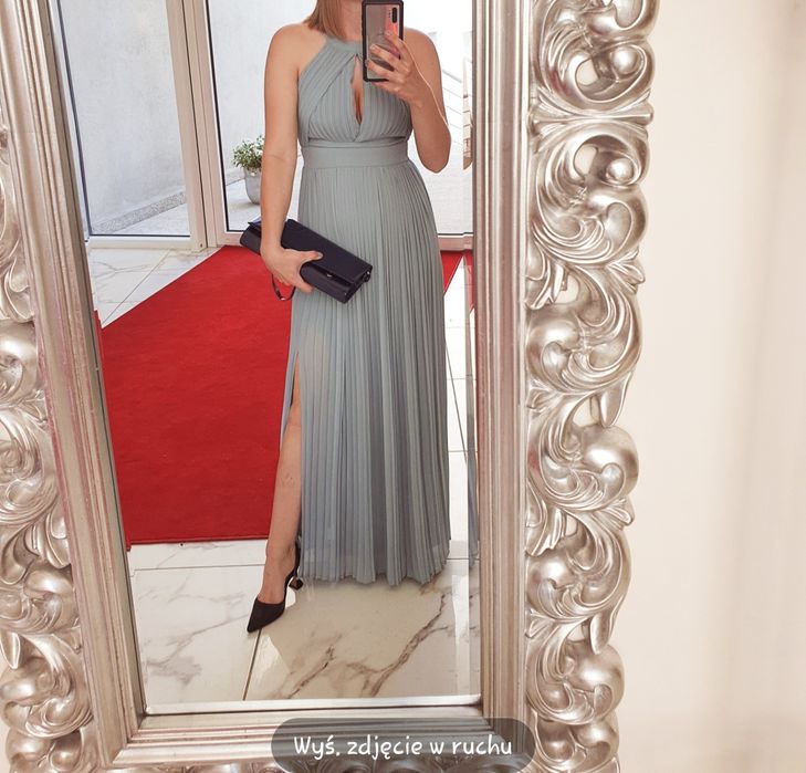 Sukienka bohoroom M plisowana wesele