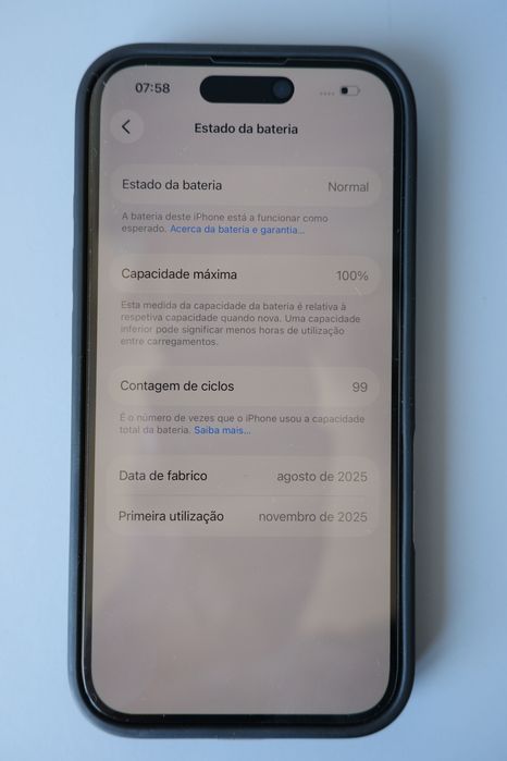 iPhone 16 128gb Novo 100%