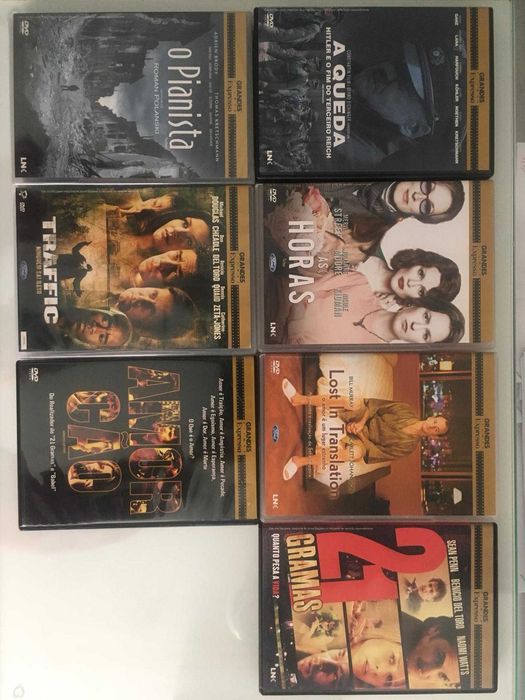 DVDs vários de coleção