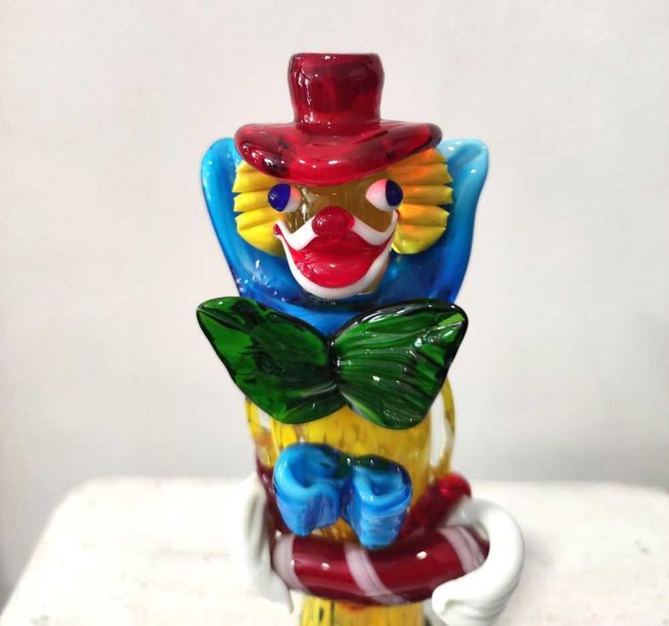 Palhaço em vidro murano